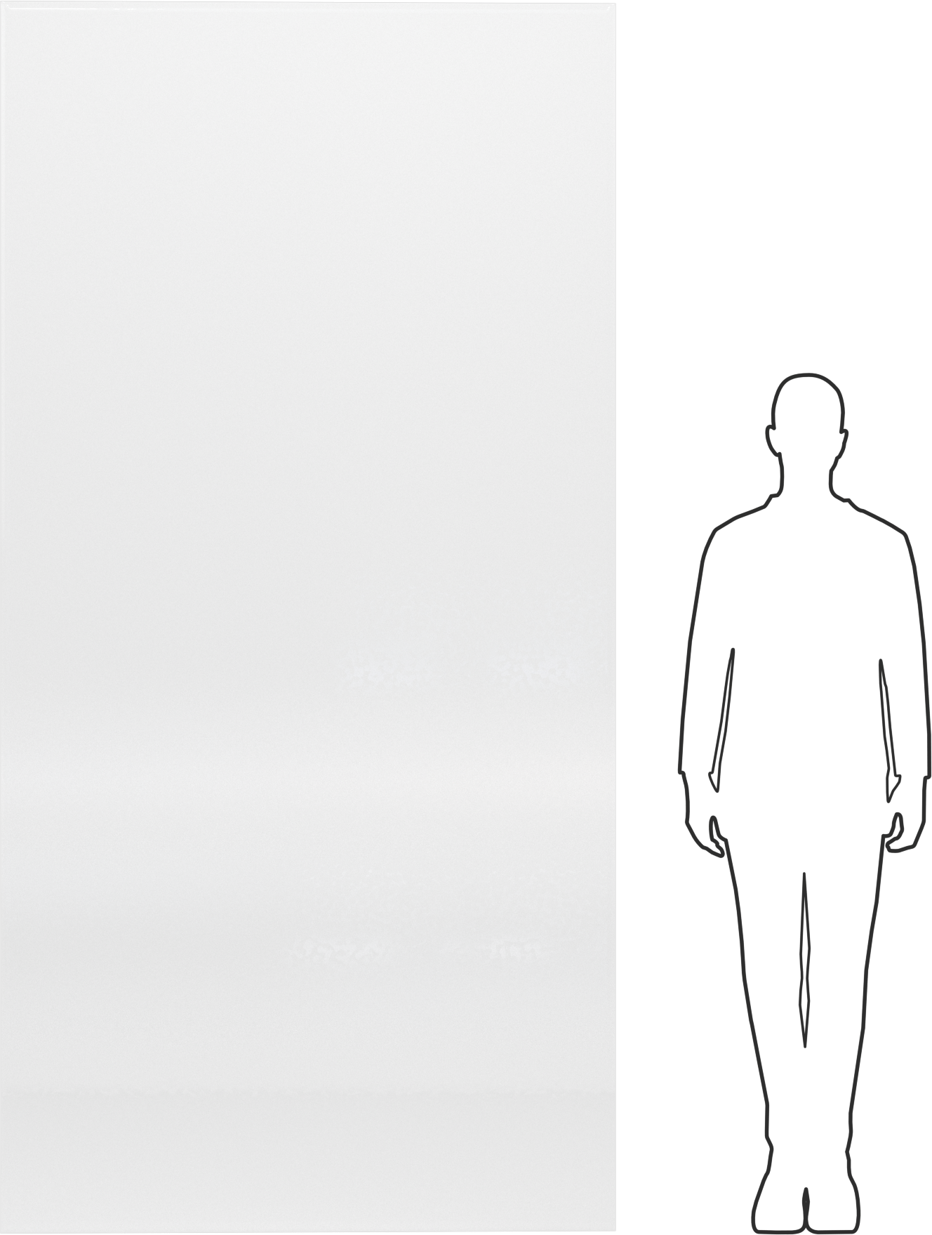 Şeffaf, Yüksek Mukavemetli, UV'ye Dayanıklı Akrilik, 48" x 96" x 3/16"