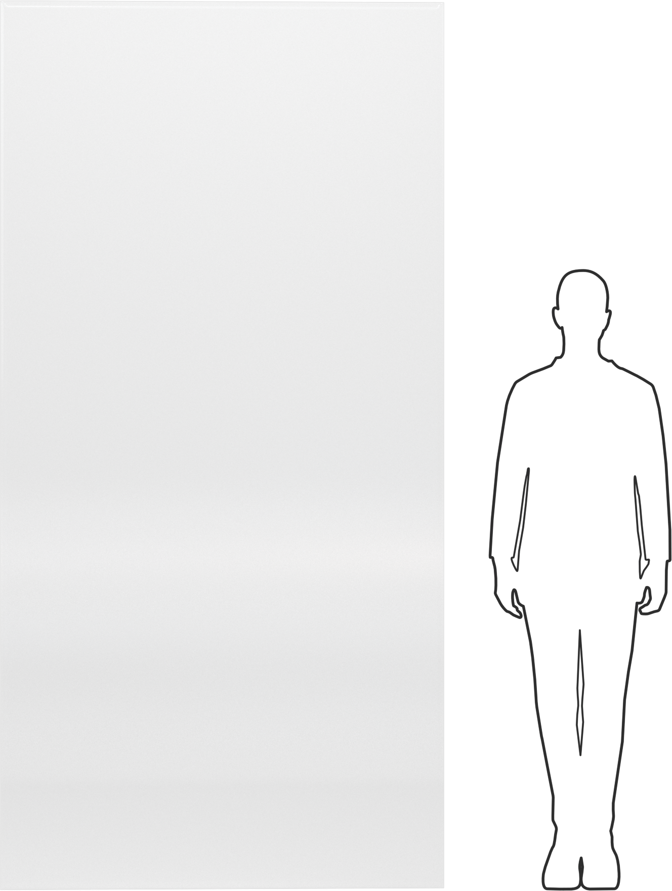 Şeffaf, Yüksek Mukavemetli, UV'ye Dayanıklı Akrilik, 48" x 96" x 7/32"