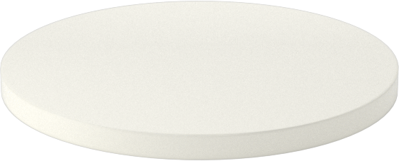 Kırılmaya ve Aşınmaya Dayanıklı Zirkonya Seramik Disk, Yüksek Mukavemetli, 2 inç Çap, 1/8" Uzunluk
