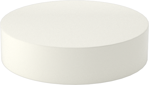 Kırılmaya ve Aşınmaya Dayanıklı Zirkonya Seramik Disk, Yüksek Mukavemetli, 1" Çap, 1/4" Uzunluk