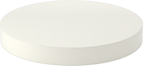 Kırılmaya ve Aşınmaya Dayanıklı Zirkonya Seramik Disk, Yüksek Mukavemetli, 2 inç Çap, 1/4" Uzunluk