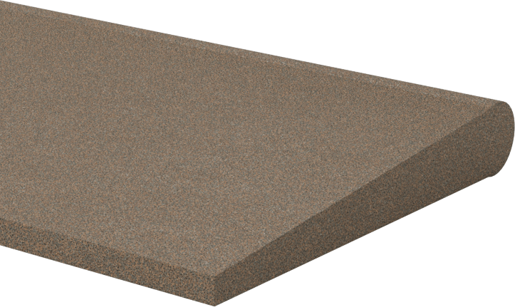 Çelik için Tıkanmaya Dayanıklı Parlatma Taşı, Konturlu, 100 Kum, 4-1/2“ Uzunluk x 3/32” ila 1/4" Kalınlık