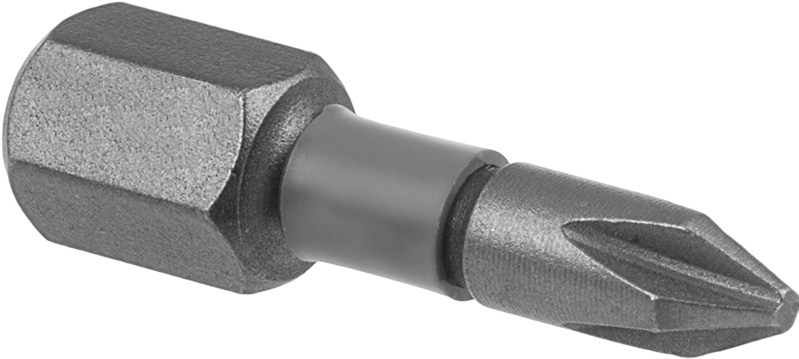 Darbeli Tornavidalar için Phillips Ucu, 1/4" Altıgen Şaft, 1 Numaralı Boyut