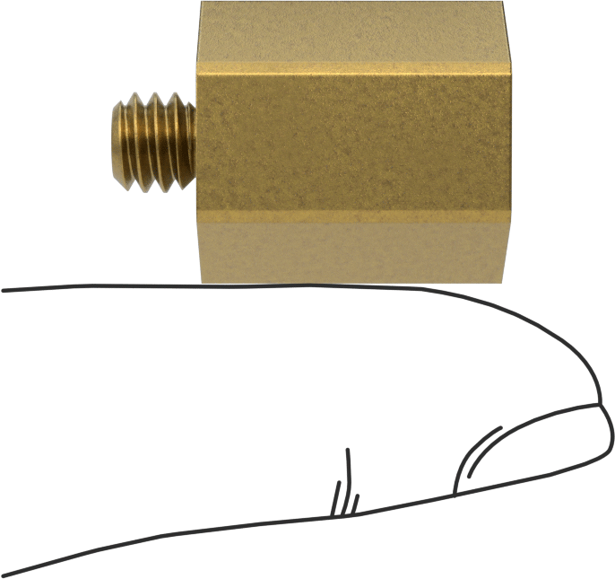 Erkek-Dişi Altıgen Dişli Adaptör, 1/4"-20 Dişli Erkek - 1/8 NPT Dişi