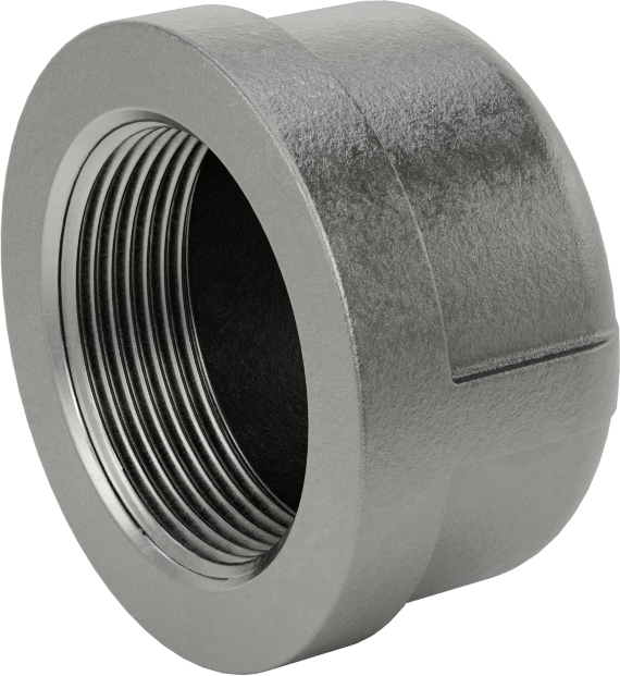 Orta Basınçlı Demir Boru Bağlantı Parçası, Kapak, 1-1/2 NPT Dişi