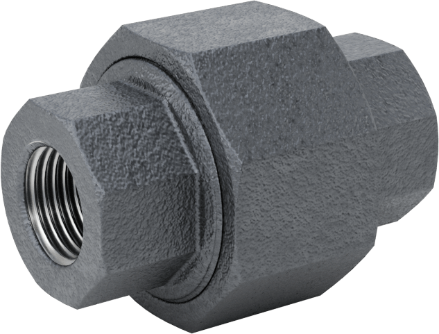 Orta Basınçlı Demir Boru Bağlantı Parçası, Düz Bağlantı Parçası, 1/8 NPT Dişi