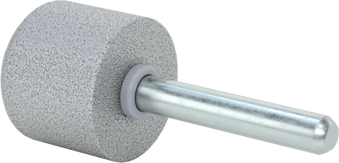 Naylon Örgü Yastıklı Zımpara Ucu, 1/4“ Çap x 1-1/2” Uzunlukta Şaft, Şekil No. A21, Orta