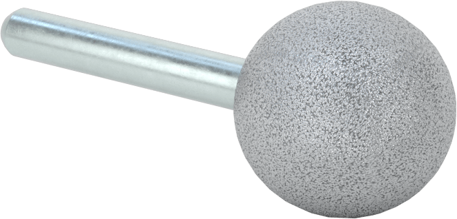 Naylon Örgü Yastıklı Zımpara Ucu, 1/4“ Çap x 1-1/2” Uzunlukta Şaft, Şekil No. A25, İnce