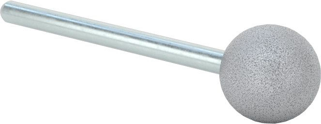 Naylon Örgü Yastıklı Zımpara Ucu, 1/8“ Çap x 1-1/2” Uzunlukta Şaft, Şekil No. B121, Orta