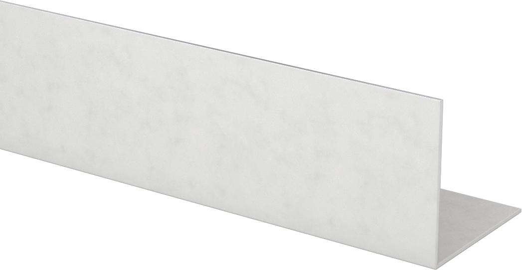 Eloksallı Mimari 6063 Alüminyum 90 Derece Açı, 3/64 inç Duvar Kalınlığı, 2“ Yükseklik x 2” Dış Genişlik, 2 Ayak Uzunluk