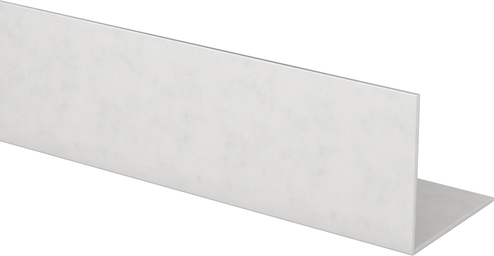 Eloksallı Mimari 6063 Alüminyum 90 Derece Açı, 3/64 inç Duvar Kalınlığı, 1-3/4“ Yükseklik x 1-3/4” Genişlik (Dış), 2 ft Uzunluk