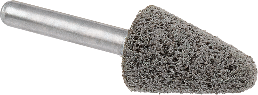 Naylon Örgü Yastıklı Zımpara Ucu, 1/4“ Çap x 1-1/2” Uzunlukta Şaft, Şekil No. A5, Orta Sınıf