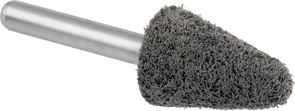 Naylon Örgü Yastıklı Zımpara Ucu, 1/4“ Çap x 1-1/2” Uzunlukta Şaft, Şekil No. A5, İnce Sınıf