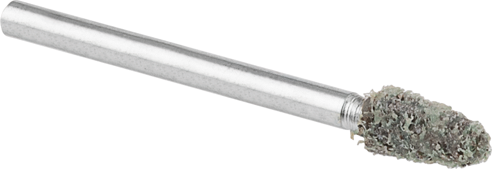 Naylon Örgü Yastıklı Zımpara Ucu, 1/8“ Çap x 1-1/2” Uzunlukta Şaft, Şekil No. B44, Kaba