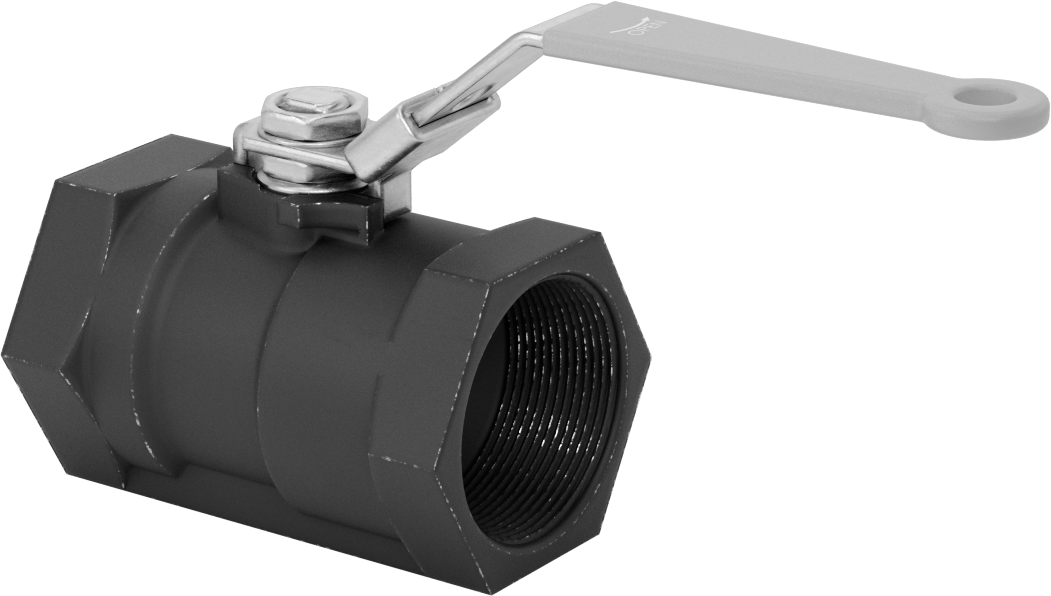 Yakıt için Çelik Gövde Açma/Kapama Vanası, Grafit Conta, 2 NPT Dişi, 1000 PSI @ 200°F Maksimum