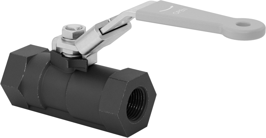 Yakıt için Çelik Gövde Açma/Kapama Vanası, Grafit Conta, 3/8 NPT Dişi, 1000 PSI @ 200°F