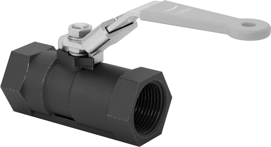 Yakıt için Çelik Gövde Açma/Kapama Vanası, Grafit Conta, 3/4 NPT Dişi, 1000 PSI @ 200°F