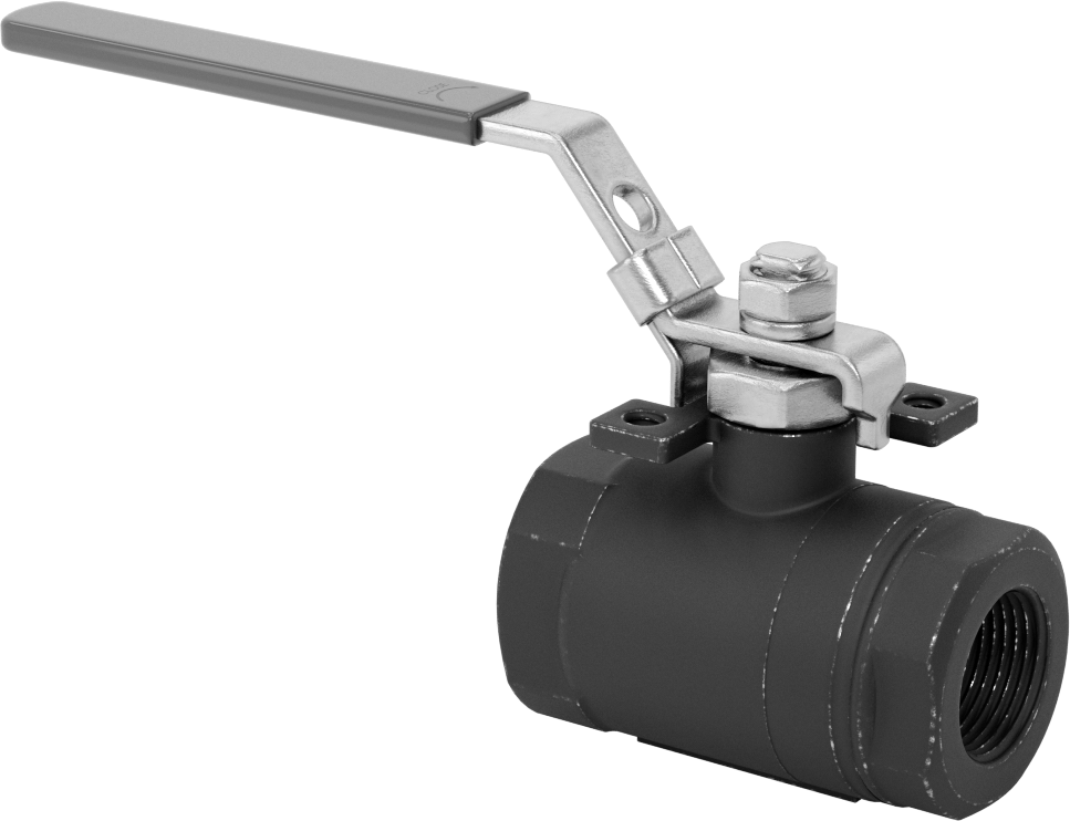 Yakıt için Çelik Gövde Açma/Kapama Vanası, Grafit Conta, 3/4 NPT Dişi, 2220 PSI @ 100°F