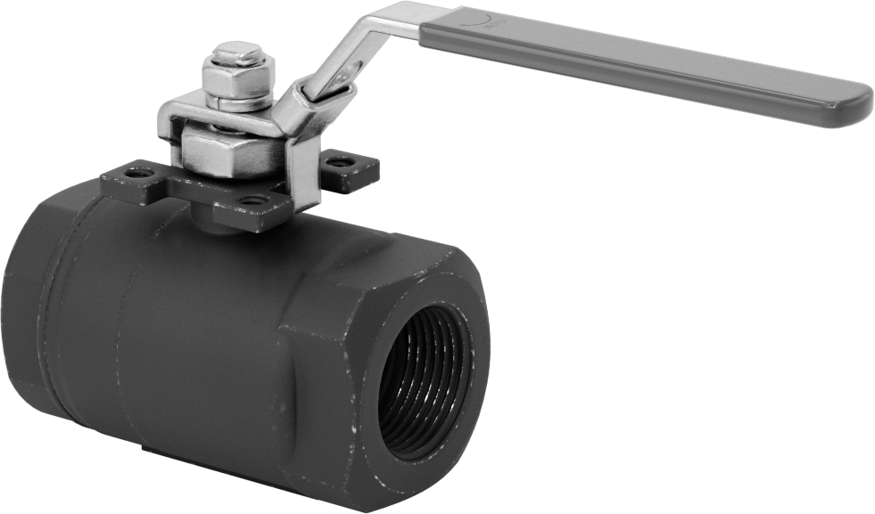 Yakıt için Çelik Gövde Açma/Kapama Vanası, Grafit Conta, 1 NPT Dişi, 2220 PSI @ 100°F Maksimum