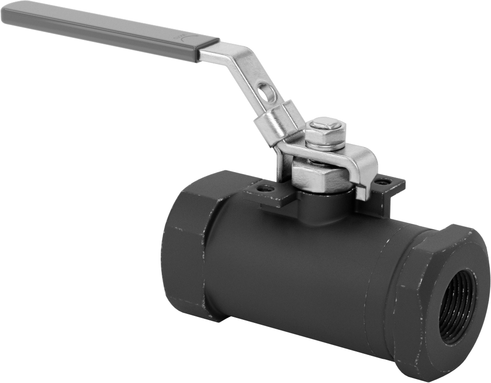 Yakıt için Çelik Gövde Açma/Kapama Vanası, Grafit Conta, 3/4 NPT Dişi, 3600 PSI @ 100°F