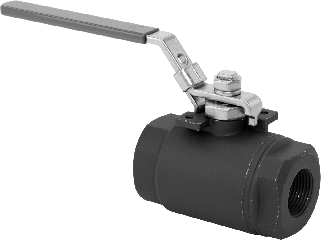 Yakıt için Çelik Gövde Açma/Kapama Vanası, Grafit Conta, 1 NPT Dişi, 100°F'de Maksimum 6000 PSI