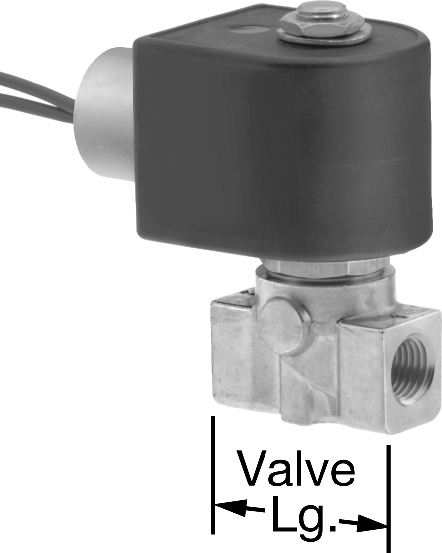 Pirinç Gövdeli Kompakt Solenoid Açma/Kapama Vanası, 120V AC, 1/4 NPT Dişi, 0,31 Cv