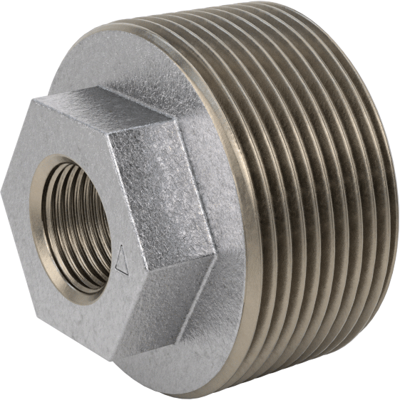 Düşük Basınçlı Boru Bağlantı Elemanı, Galvanizli Demir, Burç Adaptörü, 1-1/2 Erkek x 3/8 Dişi NPT