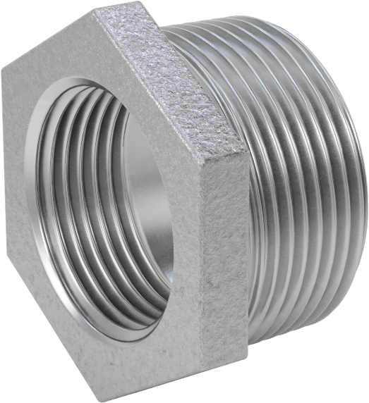 Düşük Basınçlı Boru Bağlantı Elemanı, Galvanizli Demir, Burç Adaptörü, 1-1/4 Erkek x 1 Dişi NPT