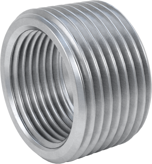 Düşük Basınçlı Boru Bağlantı Elemanı, Galvanizli Çelik, Burç Adaptörü, 1 NPT Erkek x 3/4 NPT Dişi