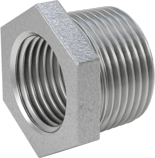 Düşük Basınçlı Boru Bağlantı Elemanı, Galvanizli Demir, Burç Adaptörü, 3/4 Erkek x 1/2 Dişi NPT