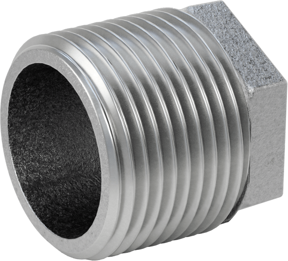 Düşük Basınçlı Boru Bağlantı Elemanı, Galvanizli Demir, Burç Adaptörü, 1 NPT Erkek x 1/8 NPT Dişi
