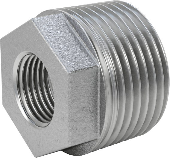 Düşük Basınçlı Boru Bağlantı Elemanı, Galvanizli Demir, Burç Adaptörü, 1 NPT Erkek x 3/8 NPT Dişi