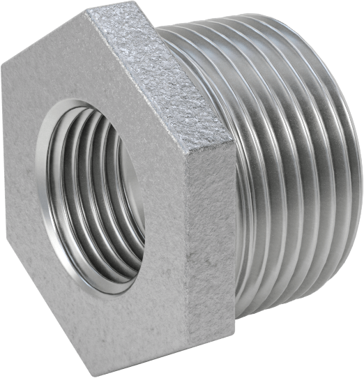 Düşük Basınçlı Boru Bağlantı Elemanı, Galvanizli Demir, Burç Adaptörü, 1 NPT Erkek x 1/2 NPT Dişi