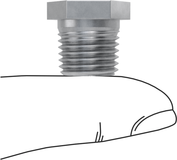Düşük Basınçlı Boru Bağlantı Elemanı, Galvanizli Çelik, Burç Adaptörü, 1/4 Erkek x 1/8 Dişi NPT