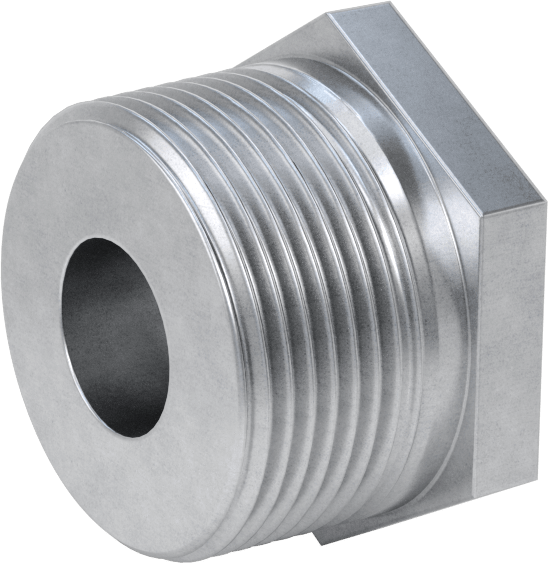 Düşük Basınçlı Boru Bağlantı Elemanı, Galvanizli Çelik, Burç Adaptörü, 1-1/4 Erkek x 1/2 Dişi NPT