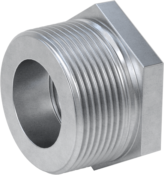 Düşük Basınçlı Boru Bağlantı Elemanı, Galvanizli Çelik, Burç Adaptörü, 1-1/2 Erkek x 1 Dişi NPT