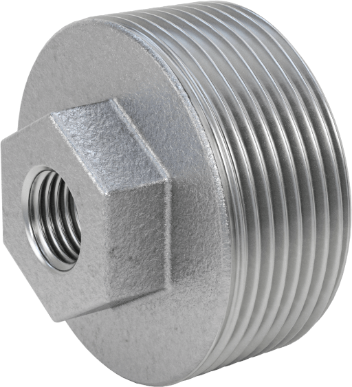 Düşük Basınçlı Boru Bağlantı Elemanı, Galvanizli Demir, Burç Adaptörü, 1-1/2 Erkek x 1/4 Dişi NPT
