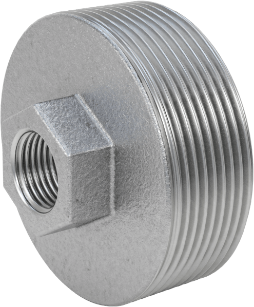 Düşük Basınçlı Boru Bağlantı Elemanı, Galvanizli Demir, Burç Adaptörü, 2 NPT Erkek x 3/8 NPT Dişi