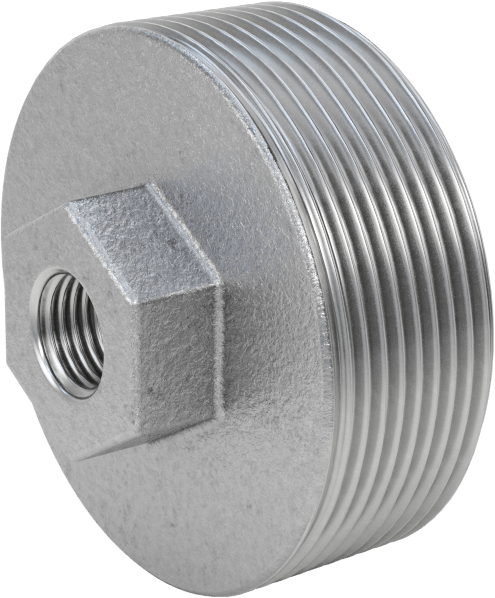Düşük Basınçlı Boru Bağlantı Elemanı, Galvanizli Demir, Burç Adaptörü, 2 NPT Erkek x 1/4 NPT Dişi