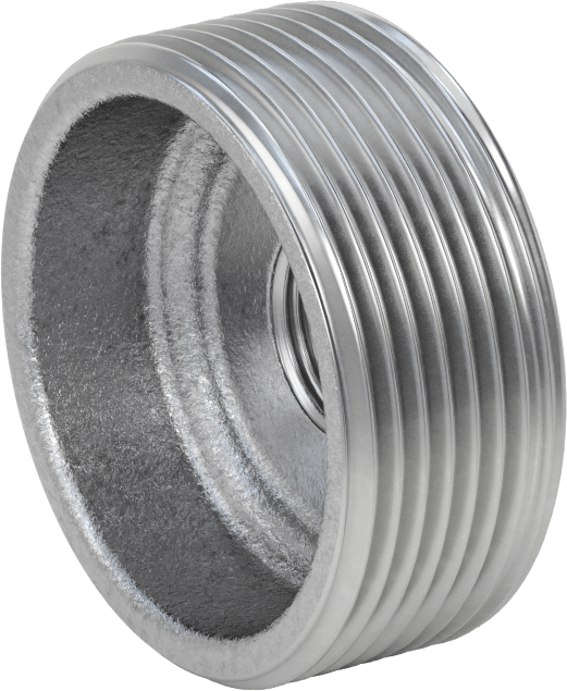 Düşük Basınçlı Boru Bağlantı Elemanı, Galvanizli Demir, Burç Adaptörü, 2-1/2 Erkek x 3/4 Dişi NPT