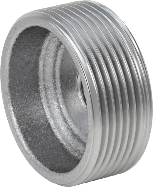 Düşük Basınçlı Boru Bağlantı Elemanı, Galvanizli Demir, Burç Adaptörü, 2-1/2 Erkek x 1/2 Dişi NPT