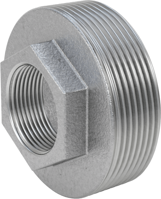 Düşük Basınçlı Boru Bağlantı Elemanı, Galvanizli Demir, Burç Adaptörü, 3 Erkek x 1-1/4 Dişi NPT