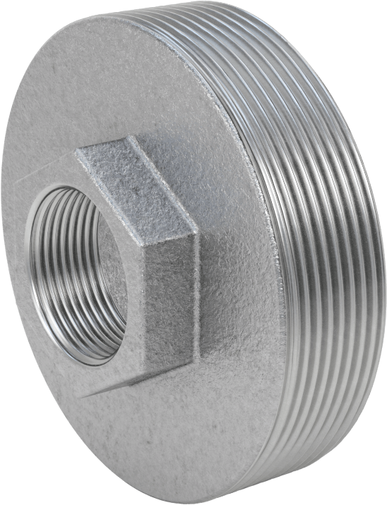 Düşük Basınçlı Boru Bağlantı Elemanı, Galvanizli Demir, Burç Adaptörü, 4 Erkek x 1-1/4 Dişi NPT