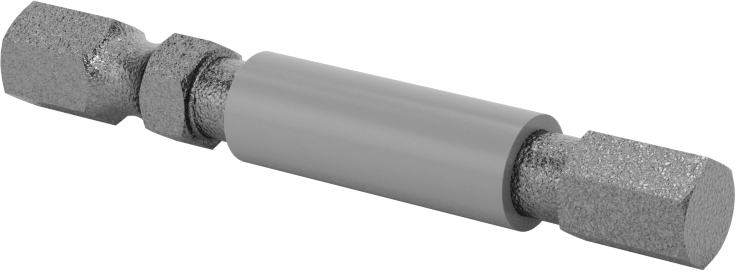 Darbeli Tornavidalar için Altıgen Uç, Elektrikli Aletler için 1/4" Altıgen Şaft, 6 mm Boyut