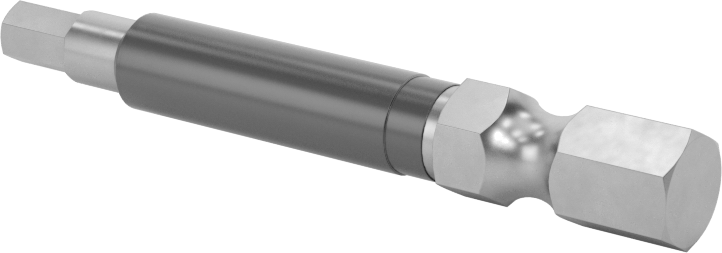 Darbeli Tornavidalar için Altıgen Uç, Elektrikli Aletler için 1/4" Altıgen Şaft, 9/64" Boyut