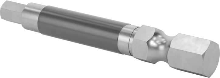 Darbeli Tornavidalar için Altıgen Uç, Elektrikli Aletler için 1/4" Altıgen Şaft, 5/32" Boyut