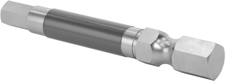 Darbeli Tornavidalar için Altıgen Uç, Elektrikli Aletler için 1/4" Altıgen Şaft, 3/16" Boyut