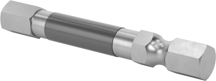 Darbeli Tornavidalar için Altıgen Uç, Elektrikli Aletler için 1/4" Altıgen Şaft, 1/4" Boyut