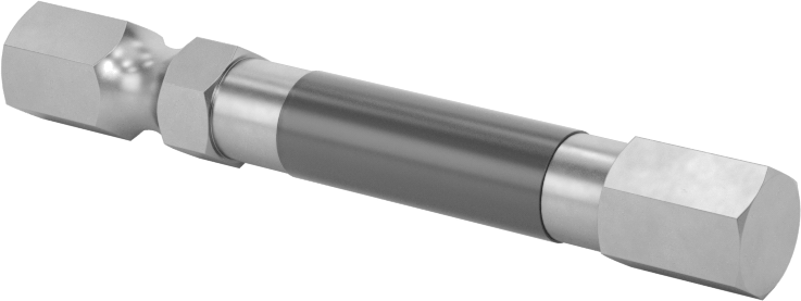 Darbeli Tornavidalar için Altıgen Uç, Elektrikli Aletler için 1/4" Altıgen Şaft, 1/4" Boyut