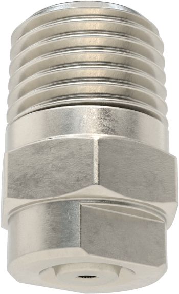 303 Paslanmaz Çelik Buhar Nozulu, 1/4 NPT Erkek, 10 PSI'da 5,3 lbs./saat Kapasite